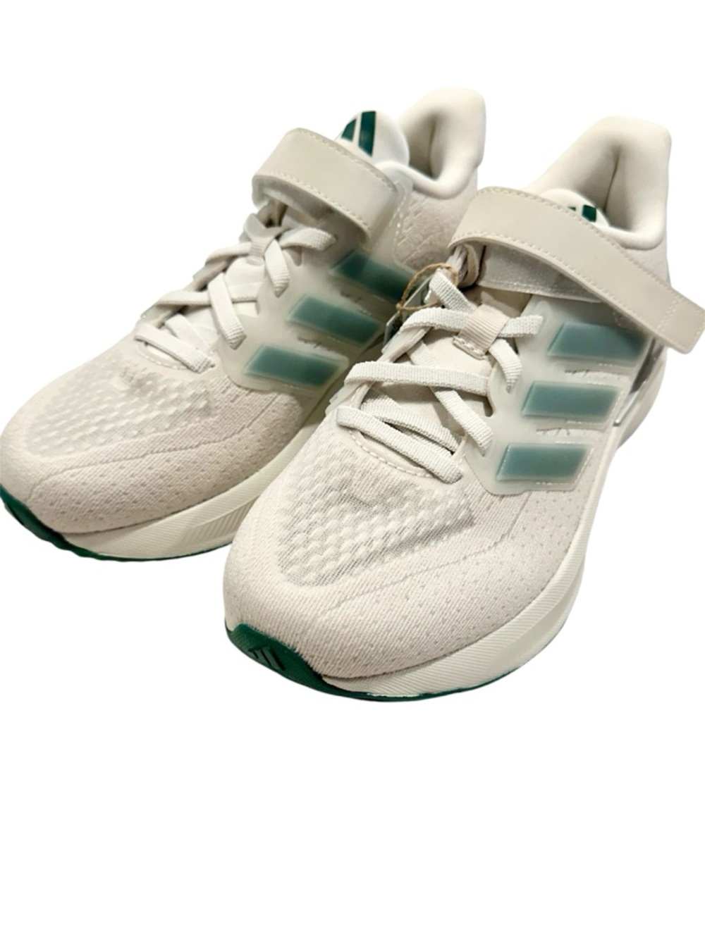 NWT adidas Girl’s UltraRun 5 Grey and Green Sneakers - Size: 2.5 - Picture 3 of 9